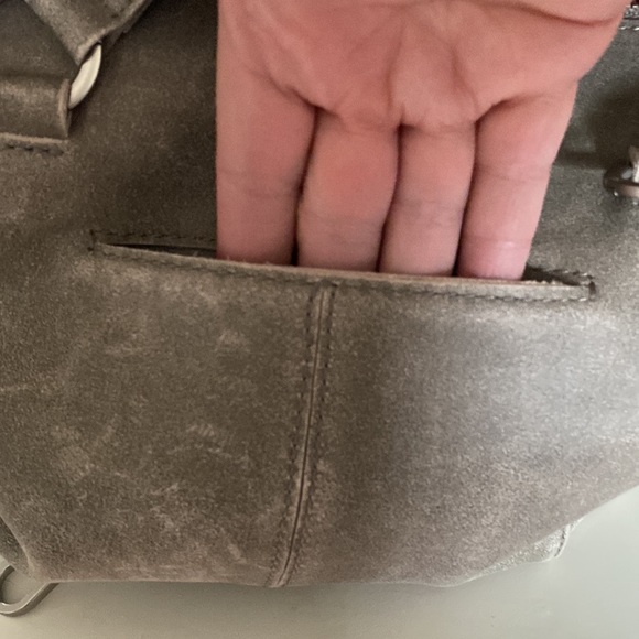 Hammitt Taupe Suede Studded Tote Bag - Picture 15 of 15
